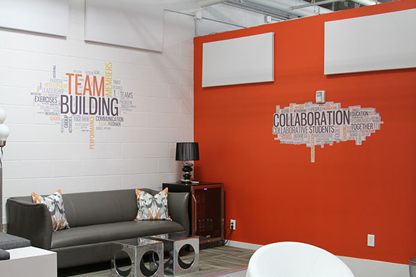 Commercial wall graphics And Lettering For Office